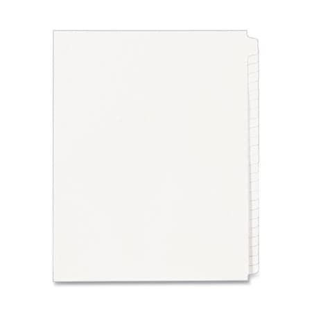 Avery Dennison Avery, Blank Tab Legal Exhibit Index Divider Set, 25-Tab, Letter, White, Set Of 25 11959